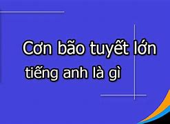 Cơn Bão Trong Tiếng Anh Đọc Là Gì